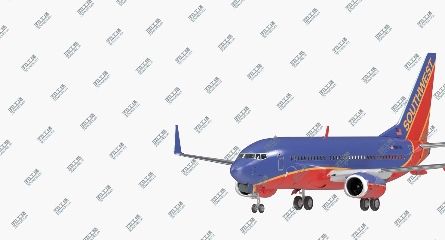 images/goods_img/2021040231/Boeing 737-700 with Interior Southwest Airlines Rigged 3D model/4.jpg